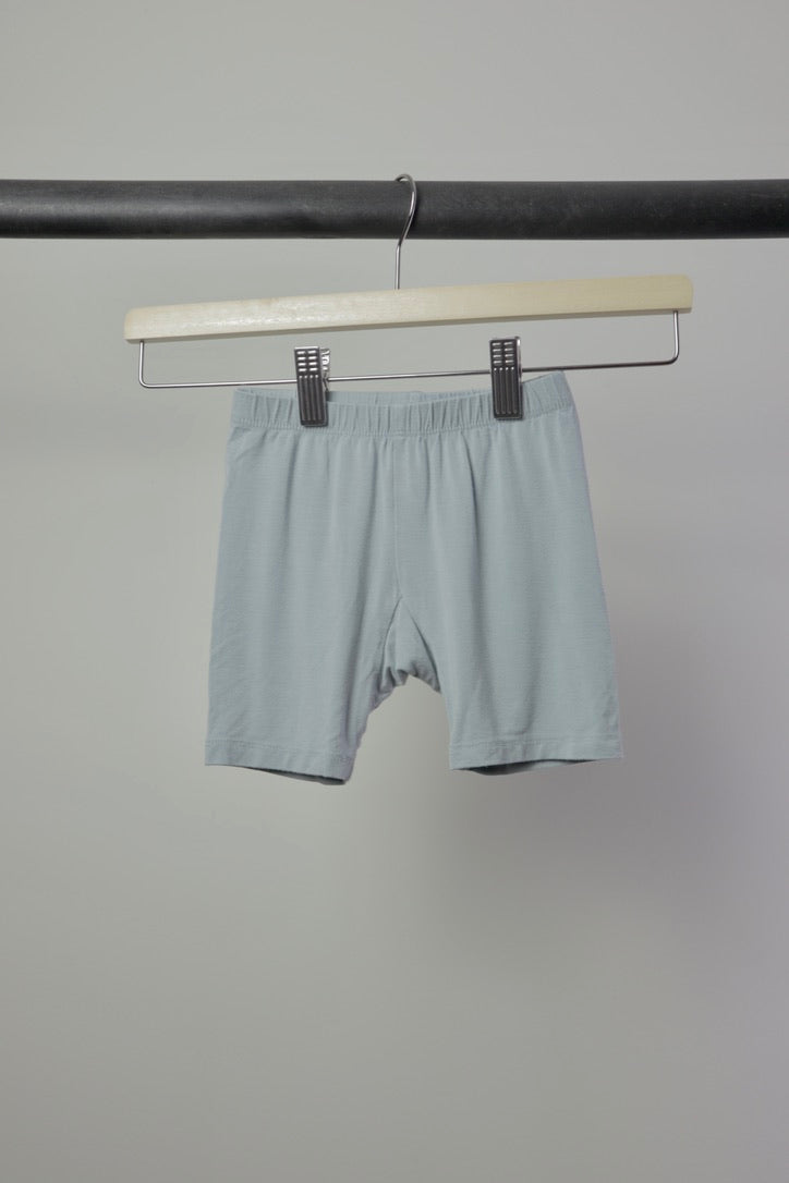 Kyte Baby Muted Blue Bamboo Short Sleeve Pajama Set — 3T