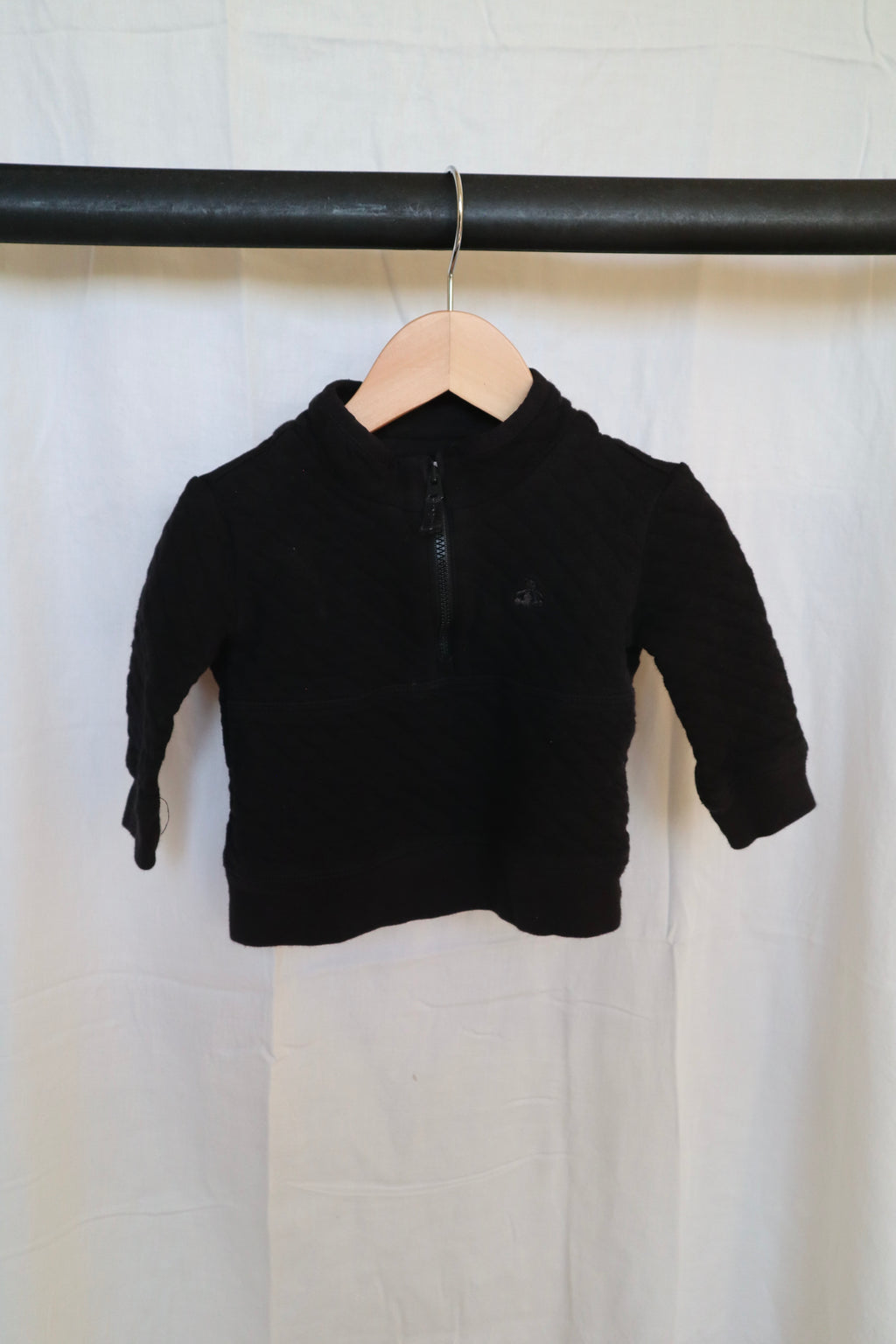 Baby Gap Quilted Quarter-Zip Pullover — 6-12M