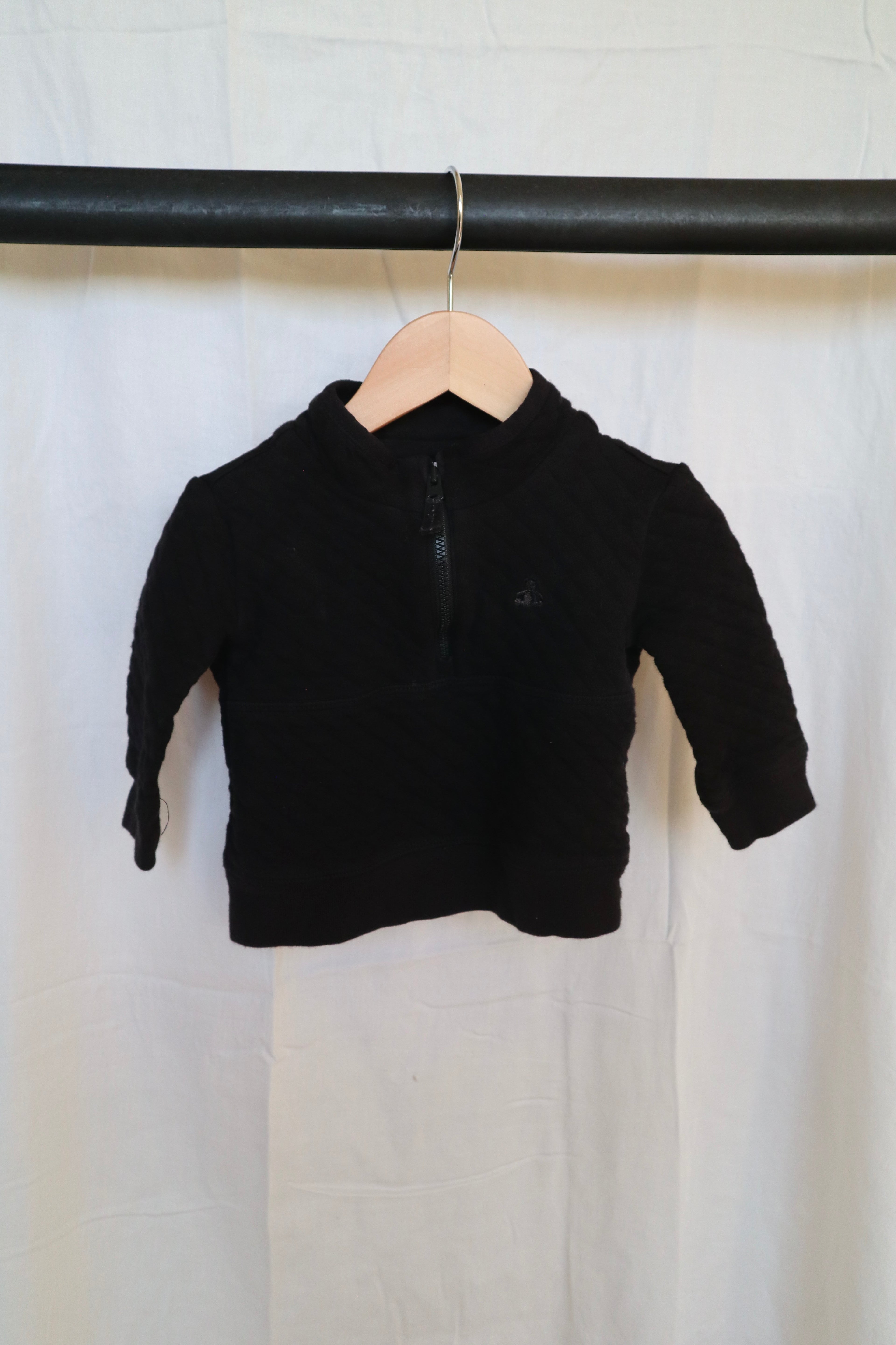 Baby Gap Quilted Quarter-Zip Pullover — 6-12M