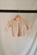 Zara Baby — Knit Bow Cardigan — 6–9M