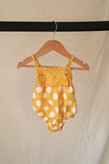 Carter's — Yellow Polka Dot Ruffle Swimsuit — 9M