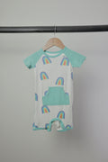 Kyte Baby — Rainbow Shortall Romper — 2T