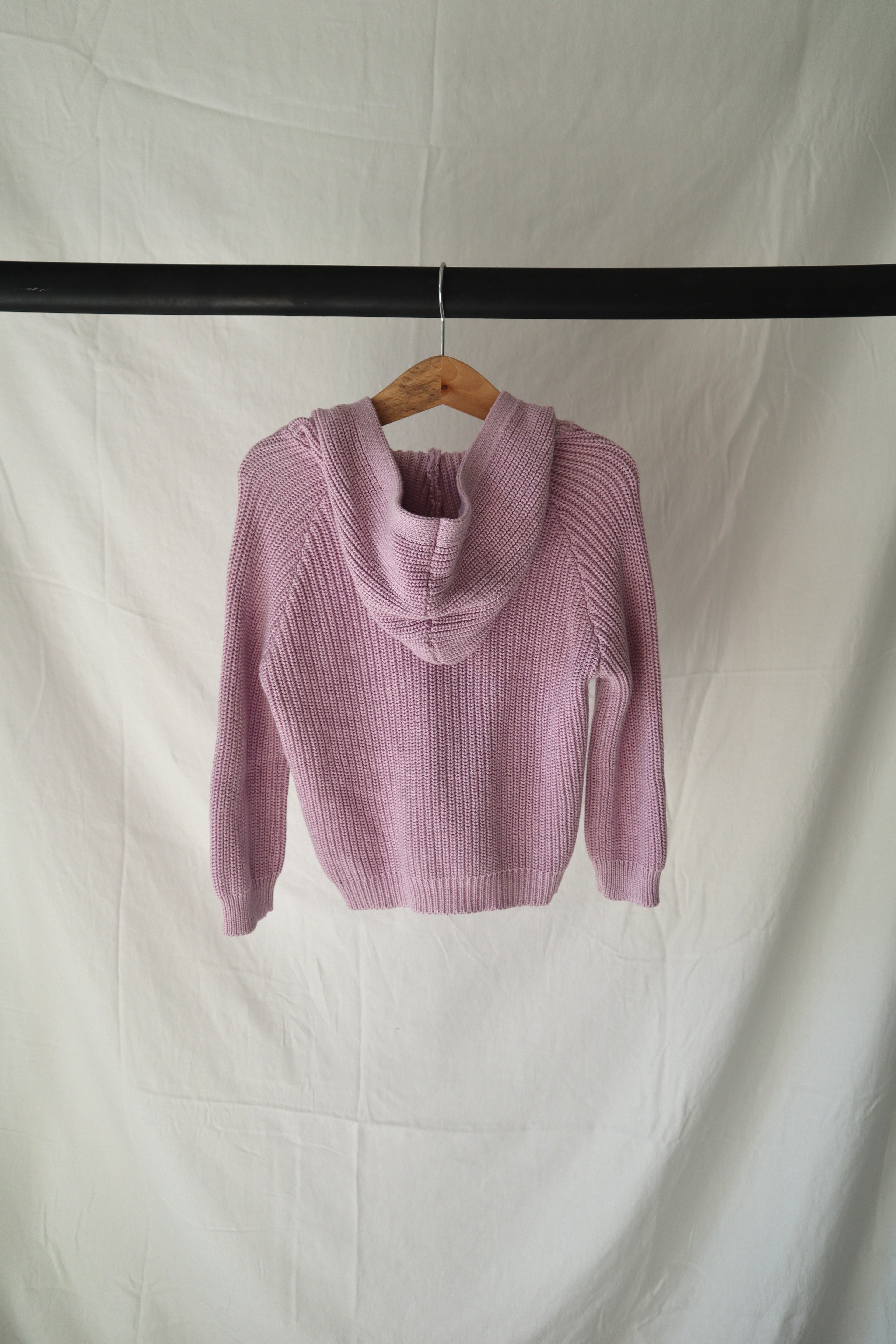 Jamie Kay Knit Hooded Cardigan — Lavender — 3T — New Without Tags