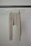Jax + Lennon Bamboo Pocket Joggers — Taupe Stripe — 18–24 Months