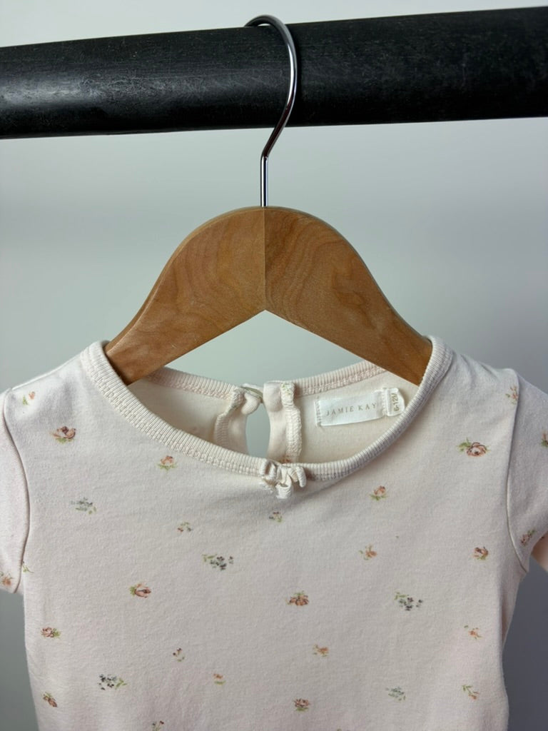 Jamie Kay Floral Peplum Top — 6–12 Months