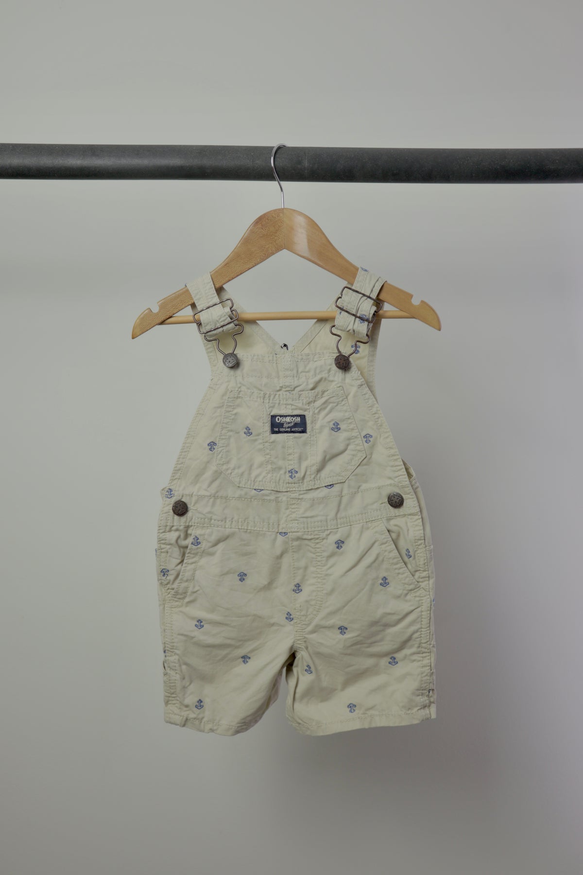 Vintage OshKosh B’gosh Anchor Shortalls — 2T