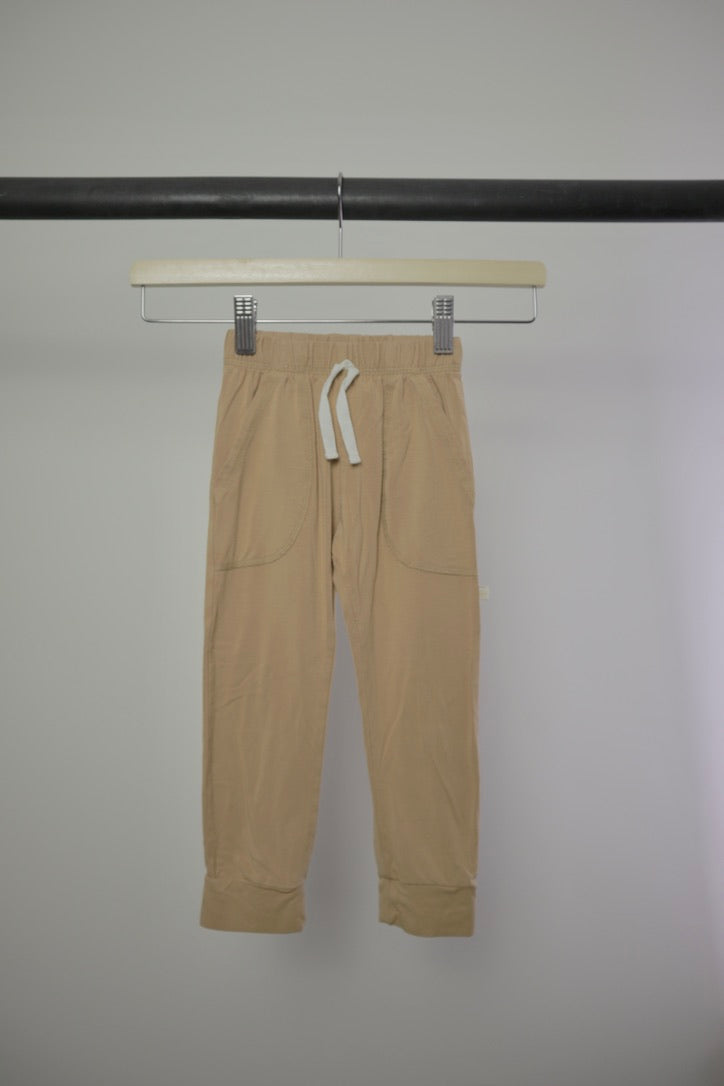 Jax + Lennon — Bamboo Pocket Joggers — Camel — 2/3Y