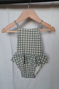 Quincy Mae Gingham One-Piece Swimsuit — 6-12M