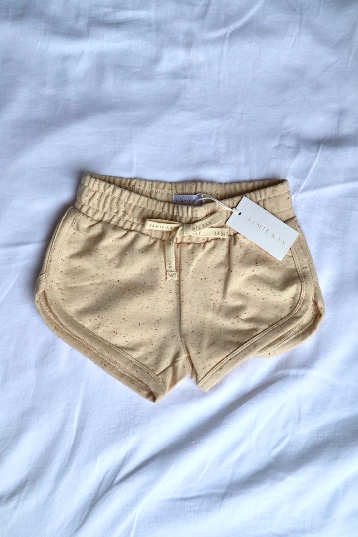 Jamie Kay — Speckled Shorts — Size 5 Years — Brand New with Tags