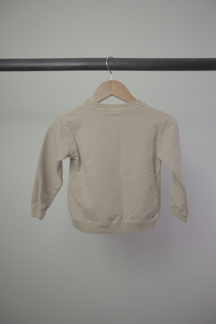 Quincy Mae — "Fallin' For You" Acorn Sweatshirt — 2–3Y