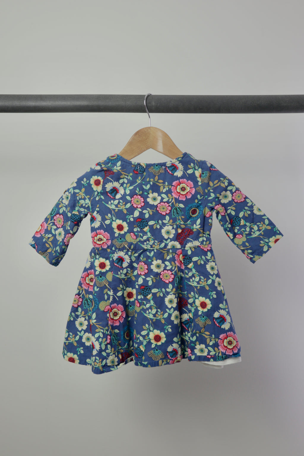 Daisy & Moose Floral Dress — 12–18 Months