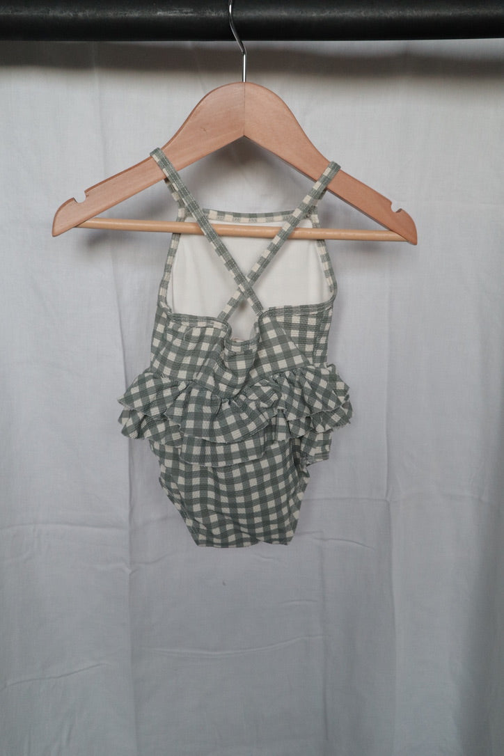 Quincy Mae Gingham One-Piece Swimsuit — 6-12M
