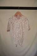 Kyle & Deena Floral Zip Footie Sleeper — 3–6M