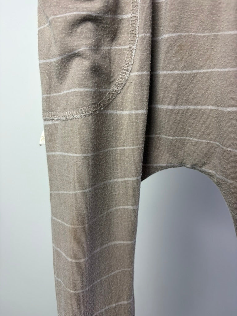 Jax + Lennon Bamboo Pocket Joggers — Taupe Stripe — 18–24 Months