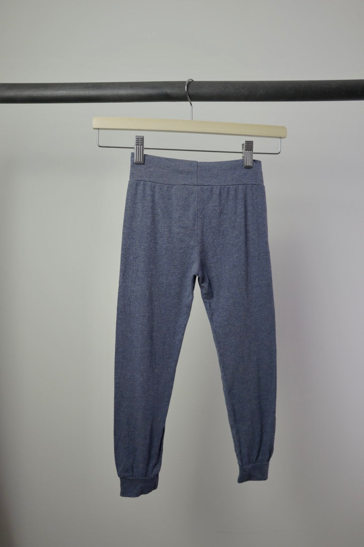 Wooly Doodle Bamboo Joggers — Heather Navy — 5T