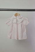 Vintage Pink Bunny Dress — Pale Pink — 12–18M