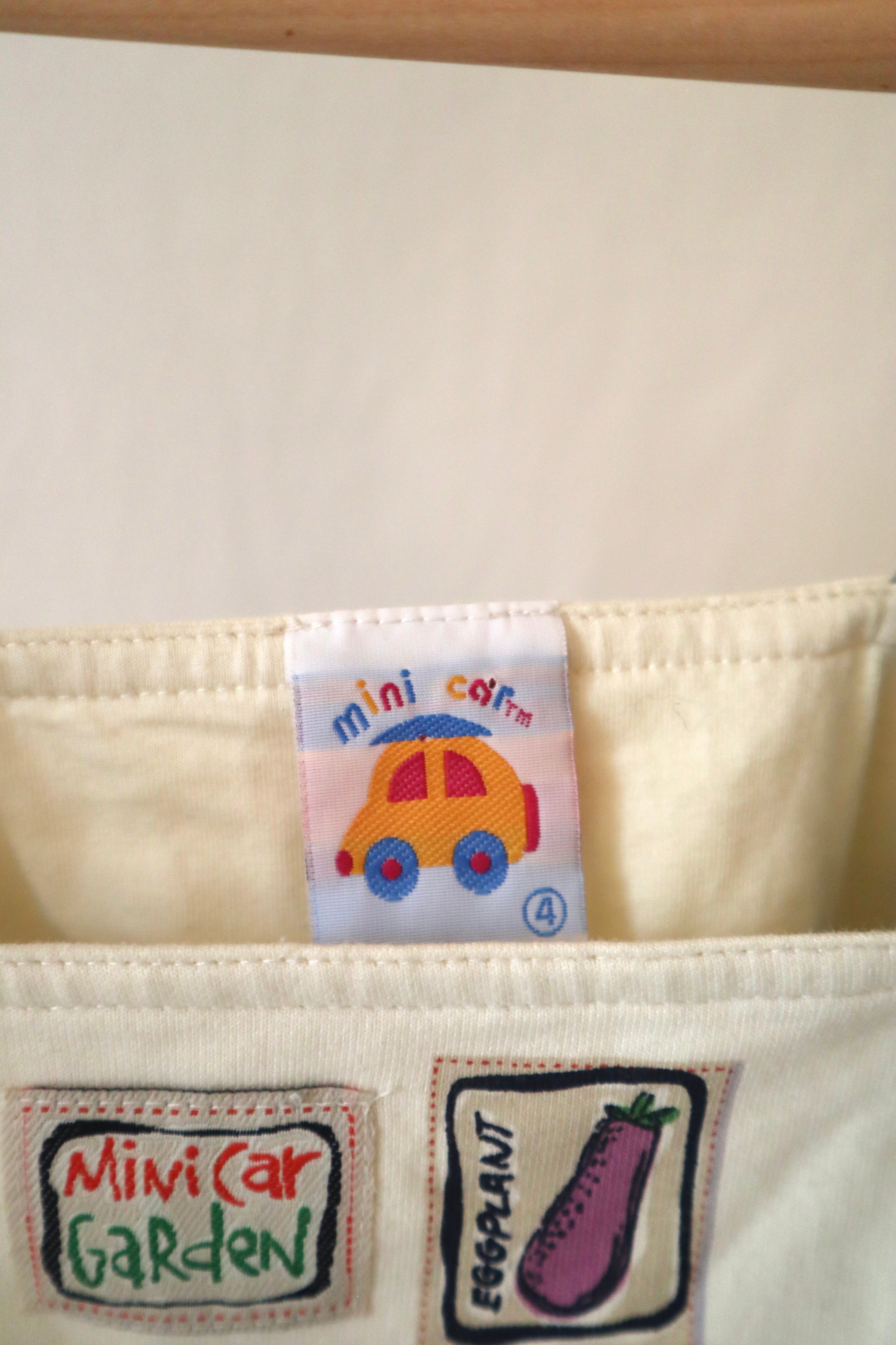 Mini Car — Vintage Garden Pinafore Dress — Size 4