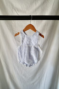 Dymples Floral Embroidered Bubble Romper — 3M