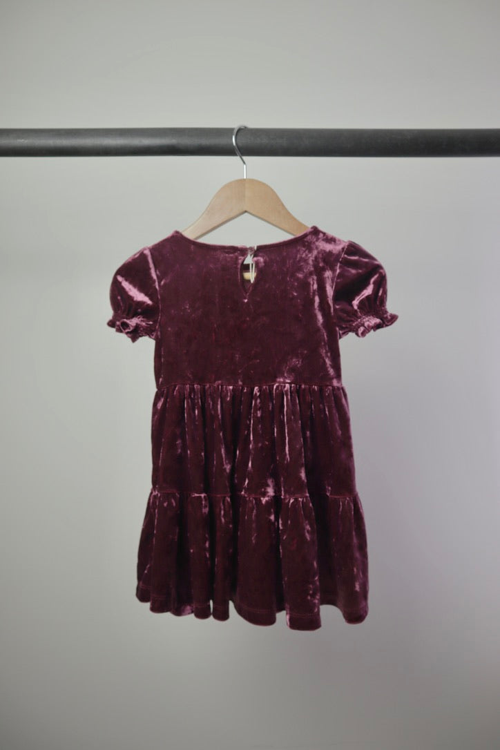 OshKosh B'gosh — Vintage-Inspired Velvet Dress — 2T