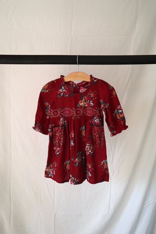 April Cornell — Vintage Floral Dress — NWT — 6–12M
