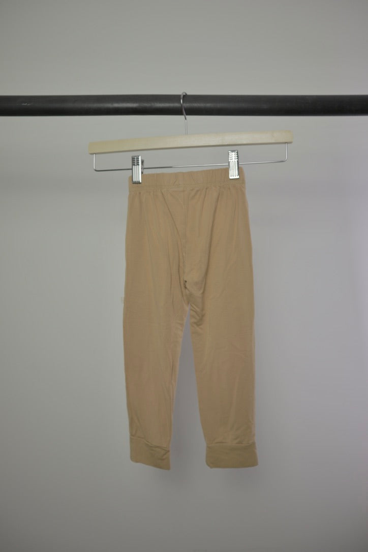Jax + Lennon — Bamboo Pocket Joggers — Camel — 2/3Y