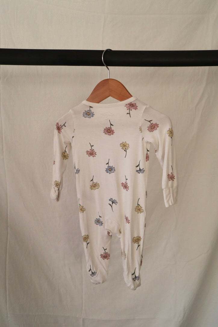 PurelySoft by Carter’s Floral Zip Sleeper — 3M
