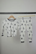 Kyte Baby — Bamboo Long Sleeve Pajama Set — Evergreen Print — 3T