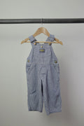 Vintage OshKosh B’gosh Railroad Stripe Overalls — 9M