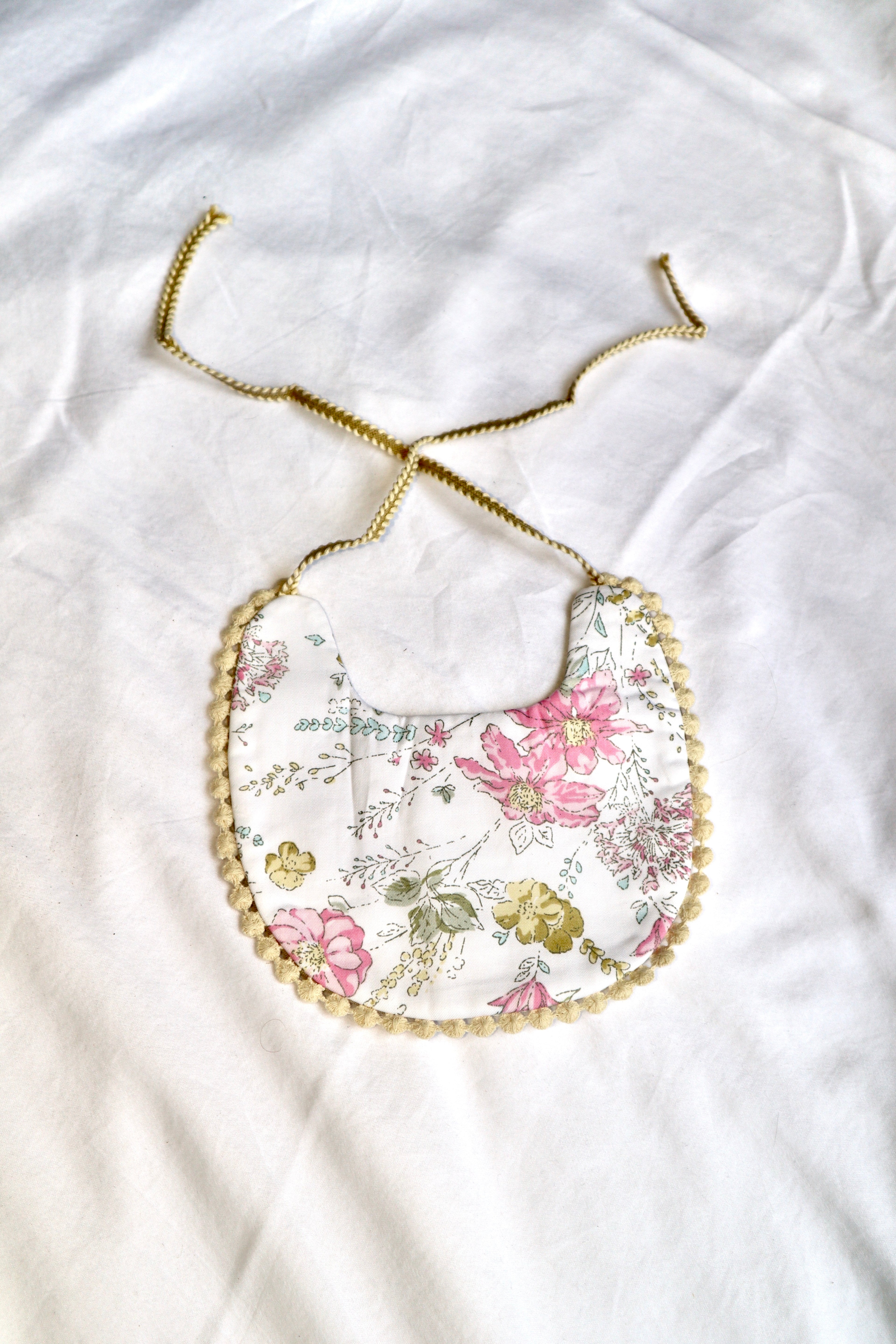 Floraison Goods — Floral Baby Bib — Brand New