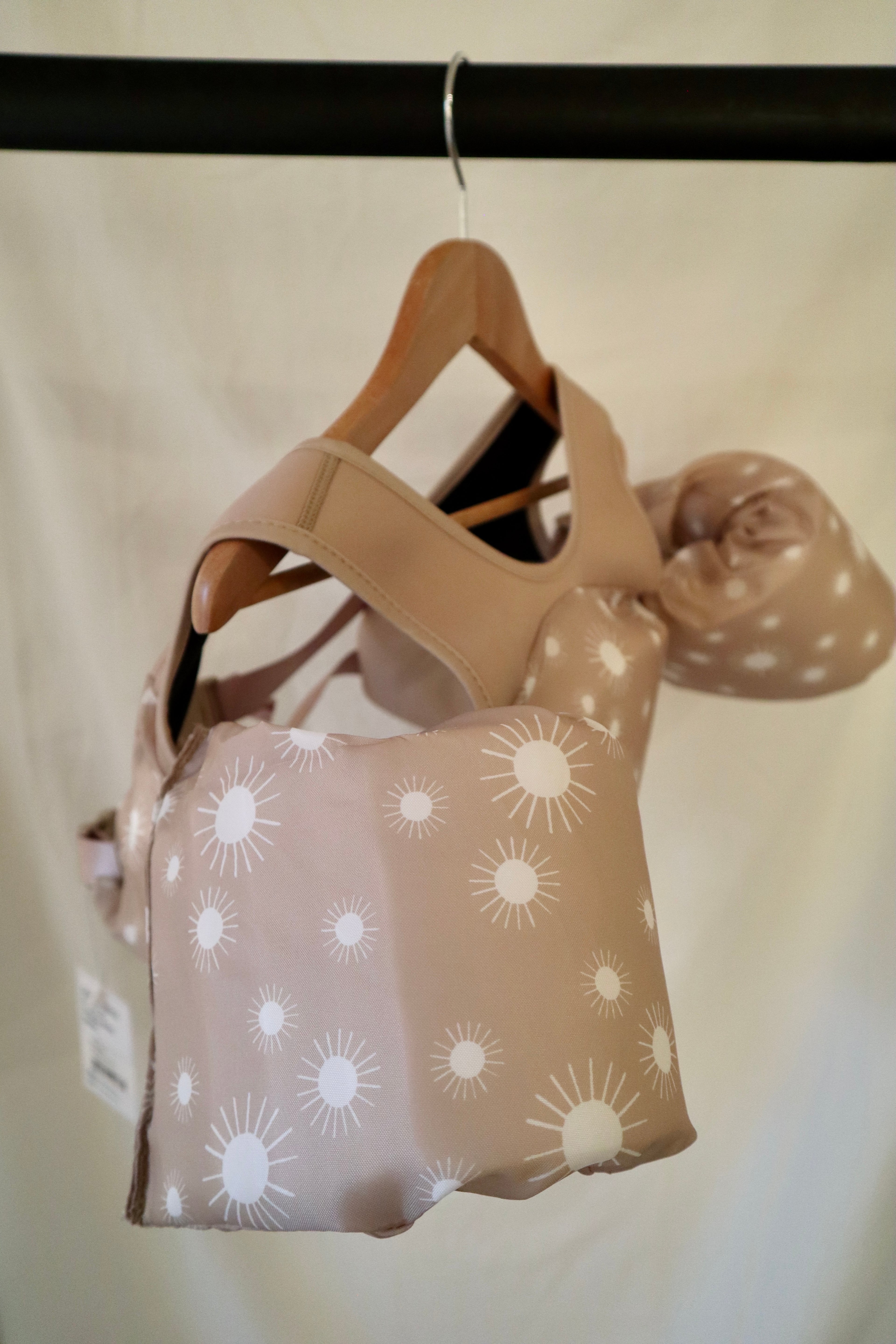 Current Tyed "Sea" You on Top Toddler Swim Floatie — Gold Suns (Brand New With Tags)