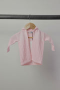 Vintage Creation Pink Knit Cardigan — 0–9M