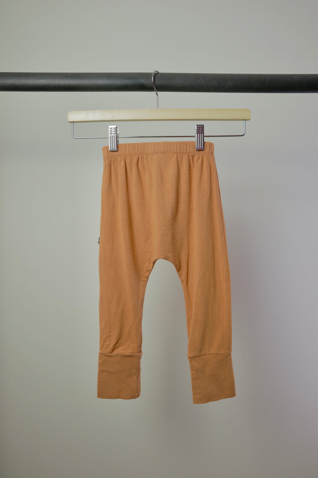 Haven Kids Bamboo Grow-With-Me Pants — Rust — 2T