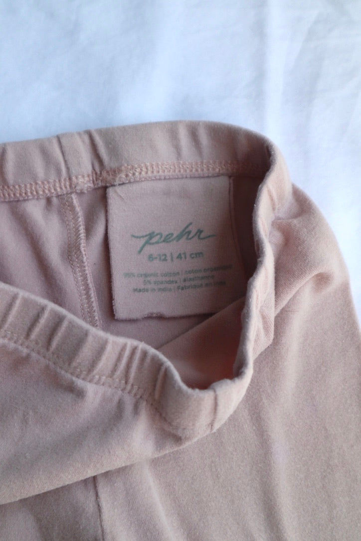 Pehr Organic Cotton Leggings — Blush — 6–12M