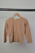 Phil & Phae Organic Cotton Terry Sweater — Warm Caramel — 5Y