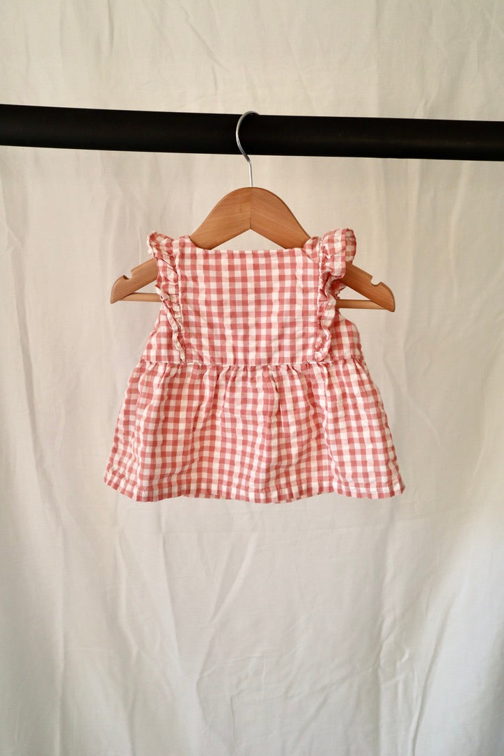 Little Planet by Carter's Organic Cotton Gingham Top — 6M