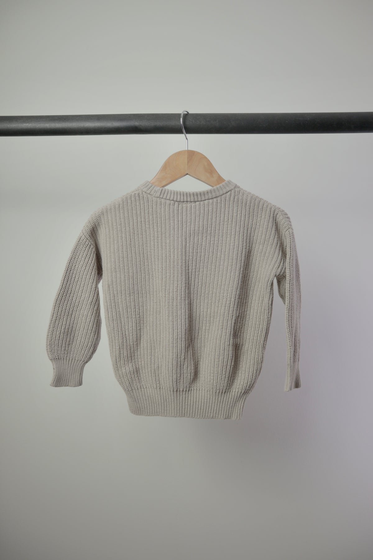 Jax + Lennon Knit Sweater — Oatmeal — 2–3Y