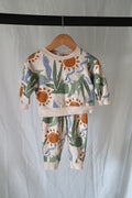 Carter's Dinosaur Print Sweatshirt & Jogger Set — 6–9M