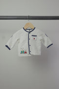 Vintage Little Me Quilted Teddy Bear Cardigan Jacket — 3M