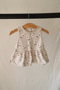 Firsts by Petite Lem — Organic Daisy Peplum Top — 18M
