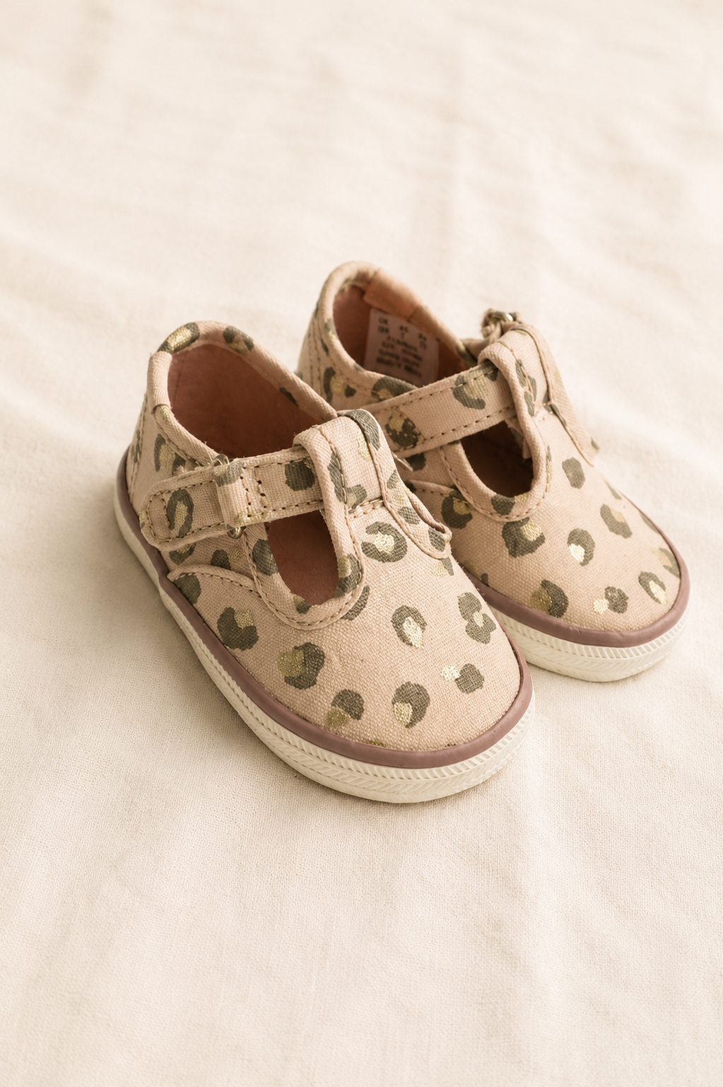 NWT Keds — Leopard Mary Jane Sneakers — Size 2 (EU 19) — 6–12M
