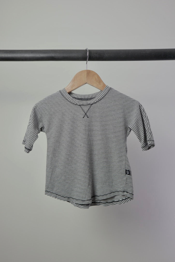 Vonbon — Striped Bamboo Tee — 2T