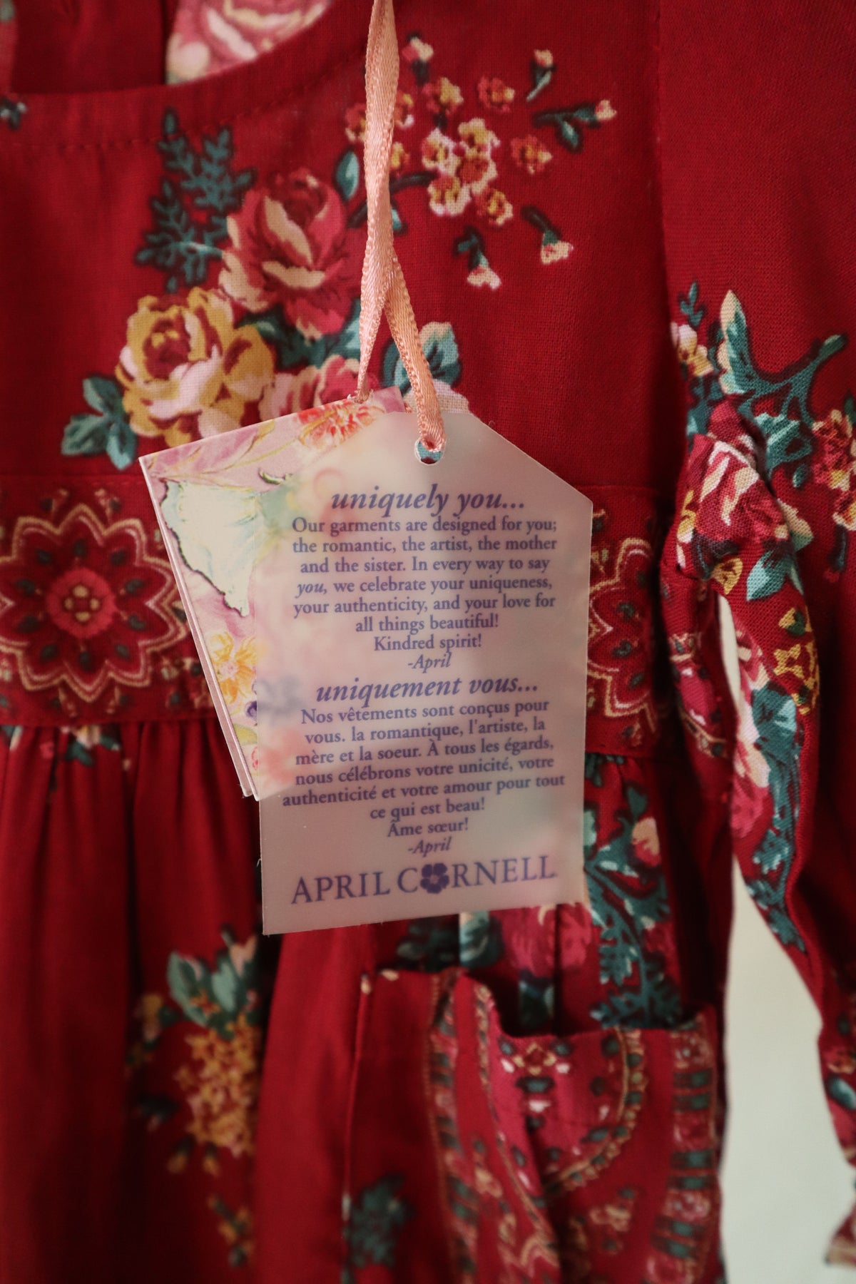April Cornell — Vintage Floral Dress — NWT — 6–12M