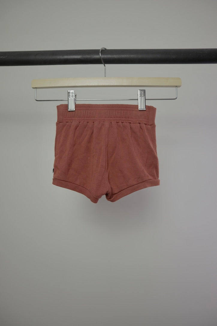 Little & Lively — Bamboo Play Shorts — Rust — 5T/6T
