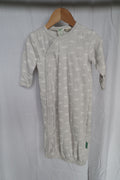 Parade Organics Organic Cotton Kimono Gown | Clouds Grey | 3-6M