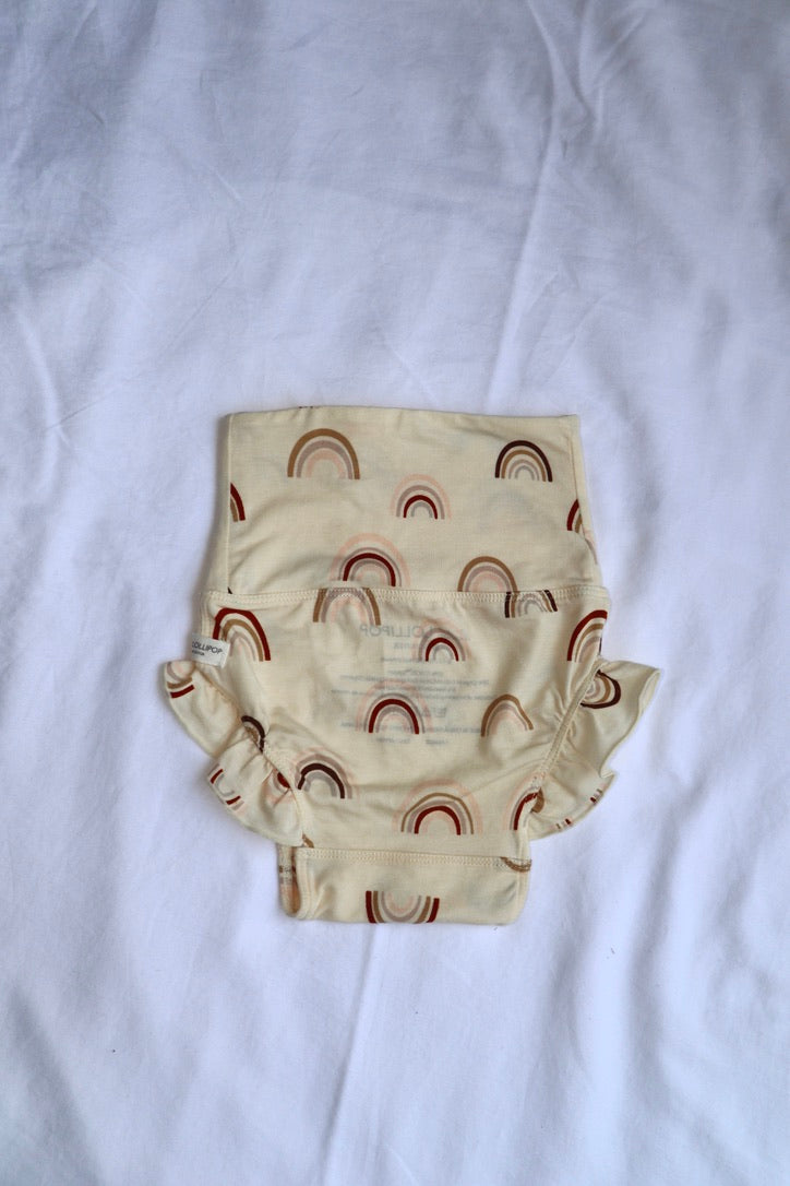 Loulou Lollipop — Rainbow Ruffle Bloomers — Size 6–12 Months
