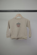 Quincy Mae — "Fallin' For You" Acorn Sweatshirt — 2–3Y