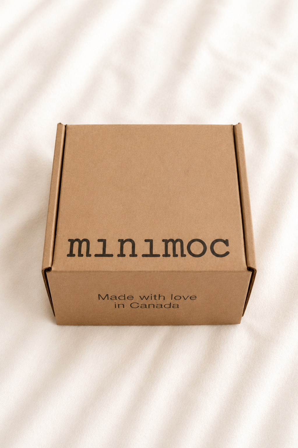 Mini Mocs — Piglet Leather Moccasins with Box — Size 3
