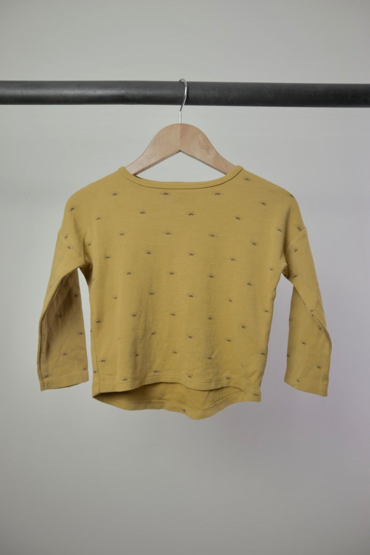 Quincy Mae Sunrise Long Sleeve Tee — 2–3Y