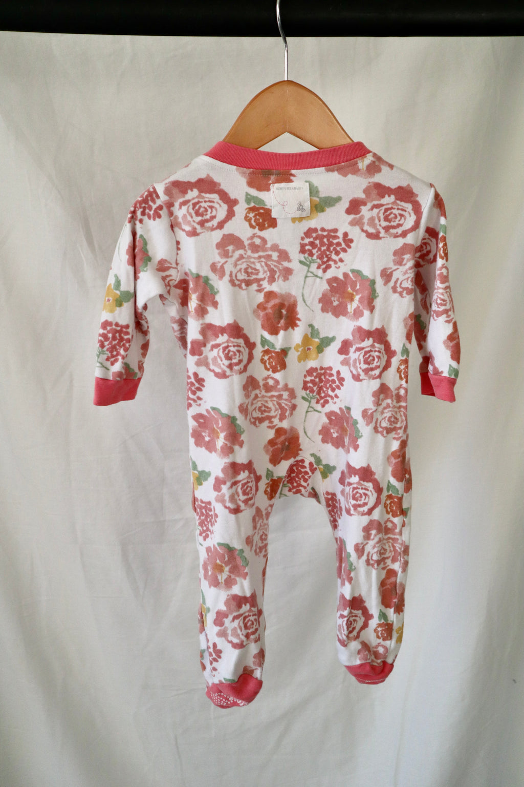 Burt's Bees Baby Floral Sleeper — 3–6 Months