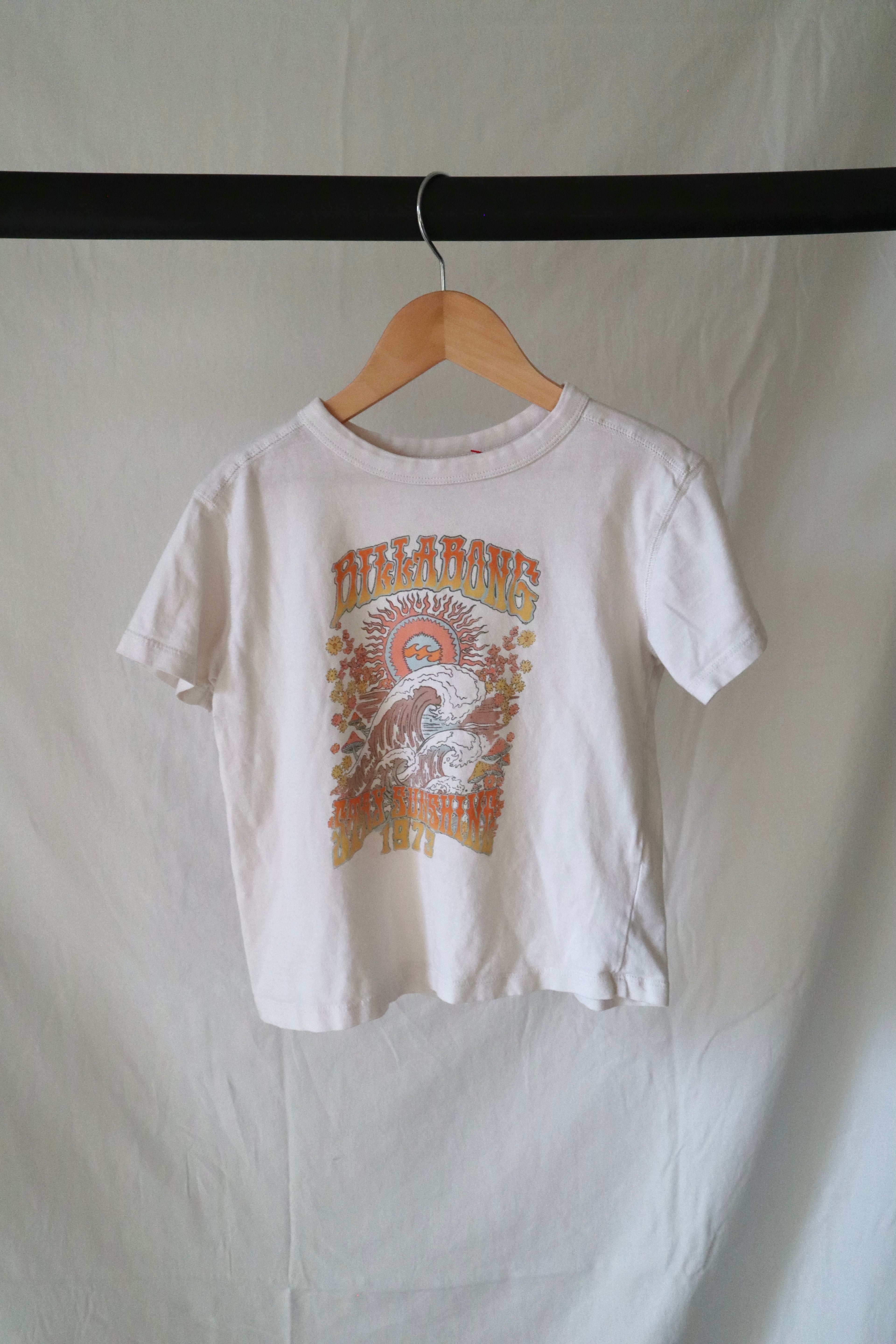 Billabong Graphic Tee — White — 4/5T